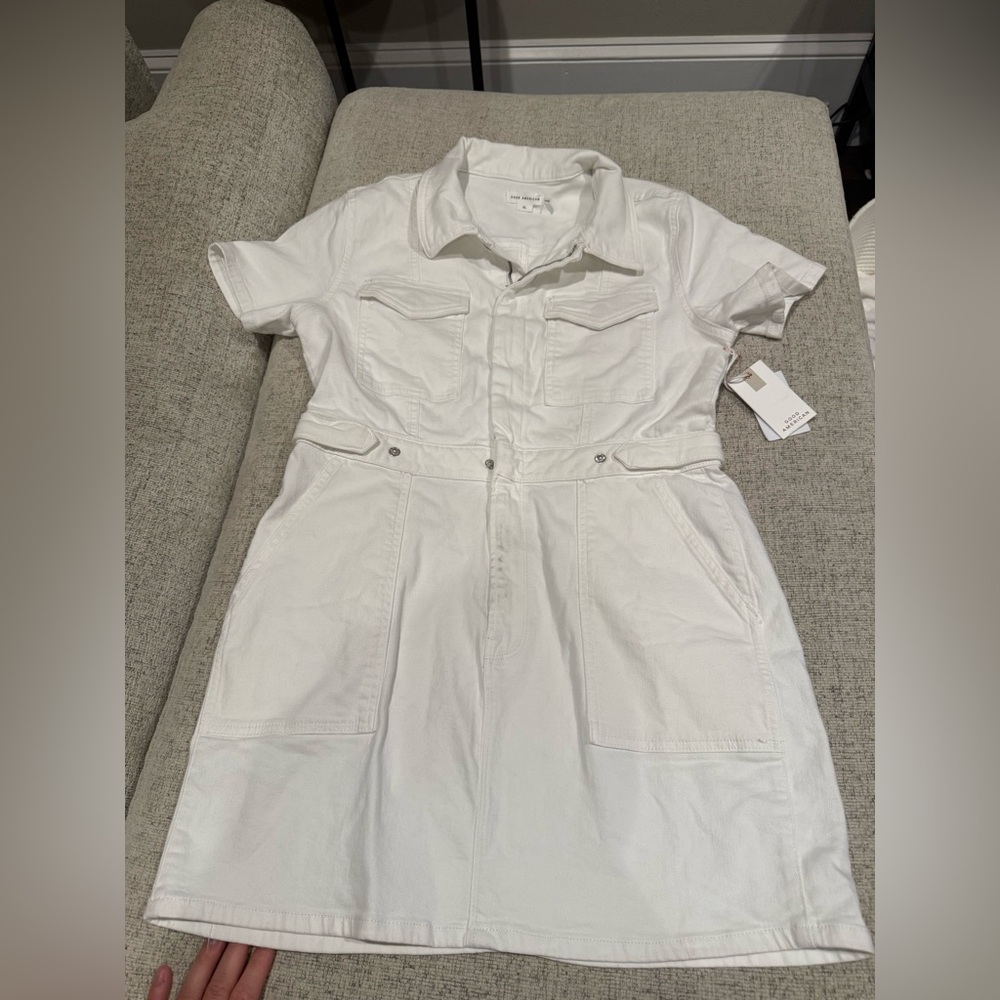 White Denim Dress Bride Bachelorette Western Cowgirl